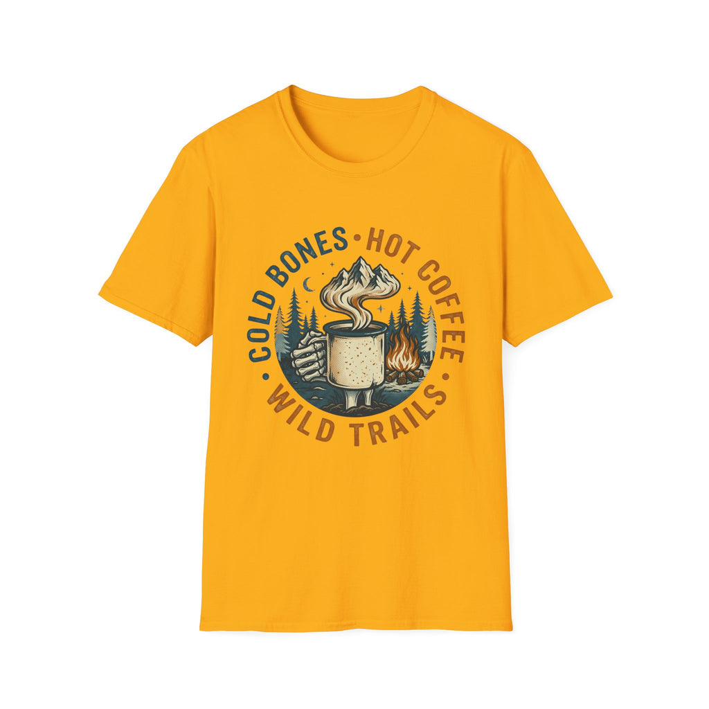 Cold bones hot coffee T-Shirt