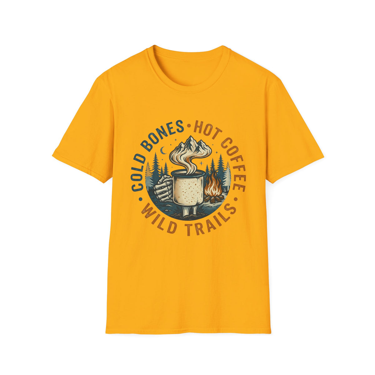 Cold bones hot coffee T-Shirt