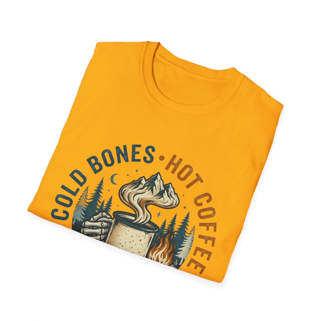 Cold bones hot coffee T-Shirt