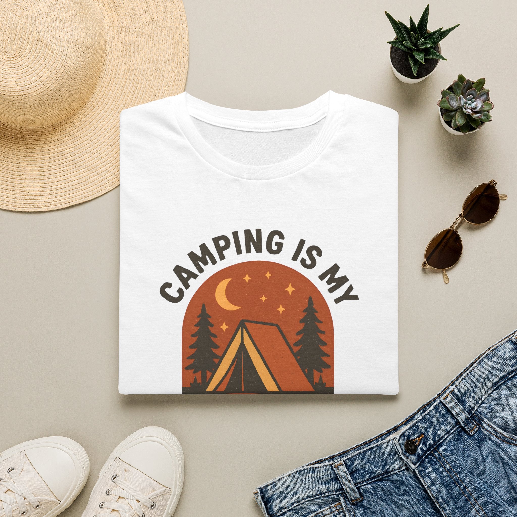 Camping Happy Place T-Shirt