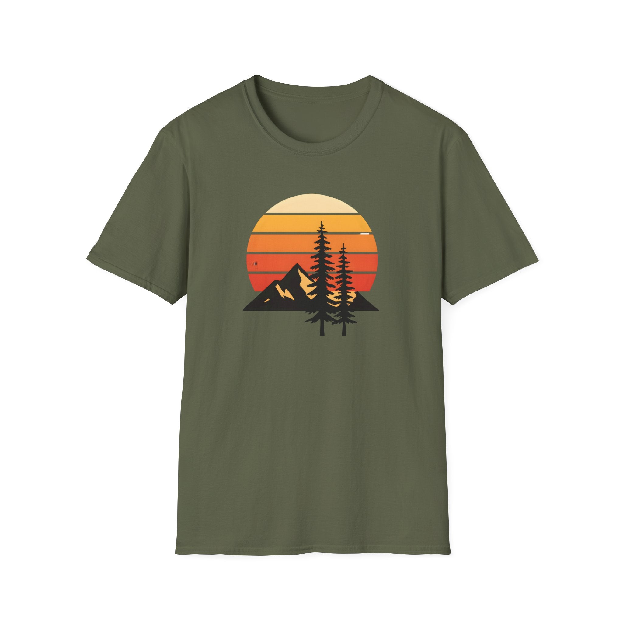 Sunset Over Mountains T-Shirt