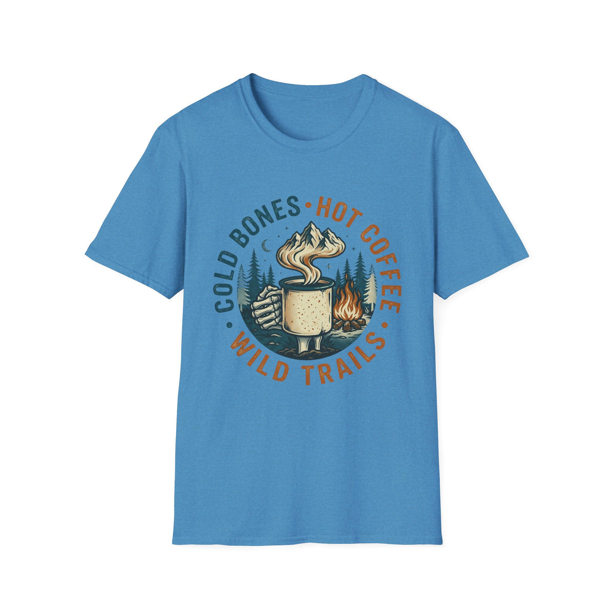 Cold bones hot coffee T-Shirt