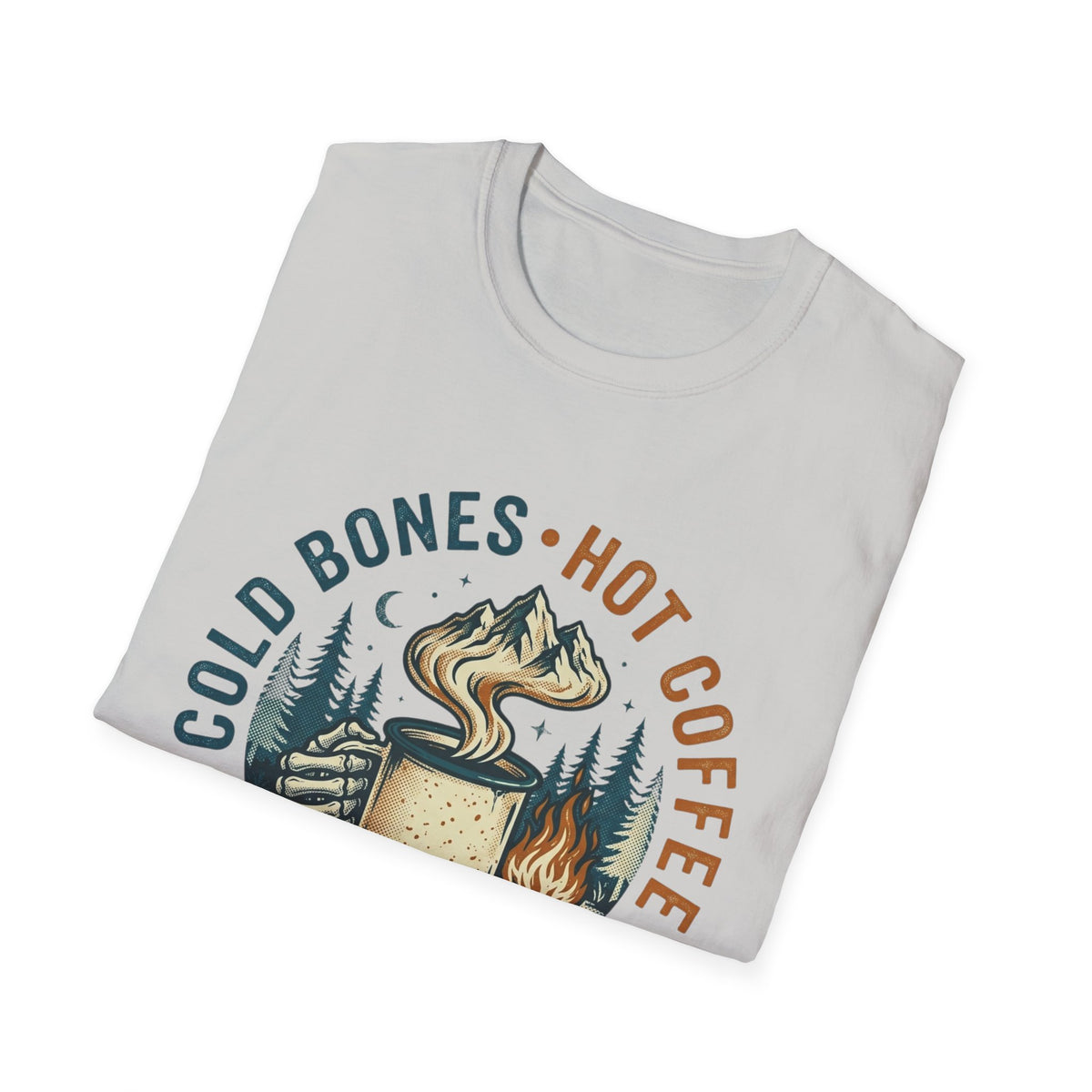 Cold bones hot coffee T-Shirt