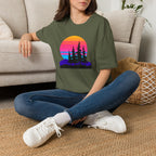 Sunset Pine Silhouettes T-Shirt