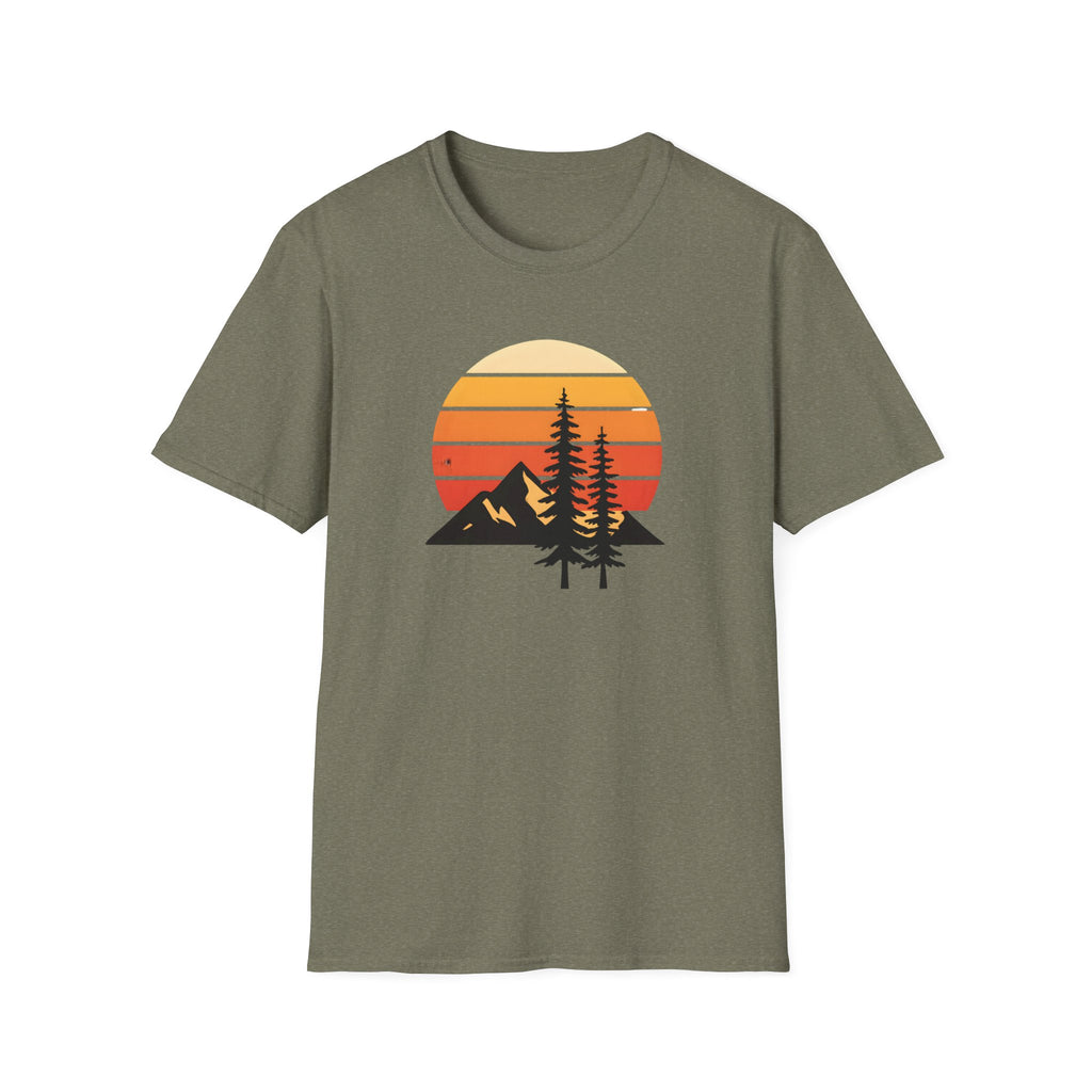 Sunset Over Mountains T-Shirt