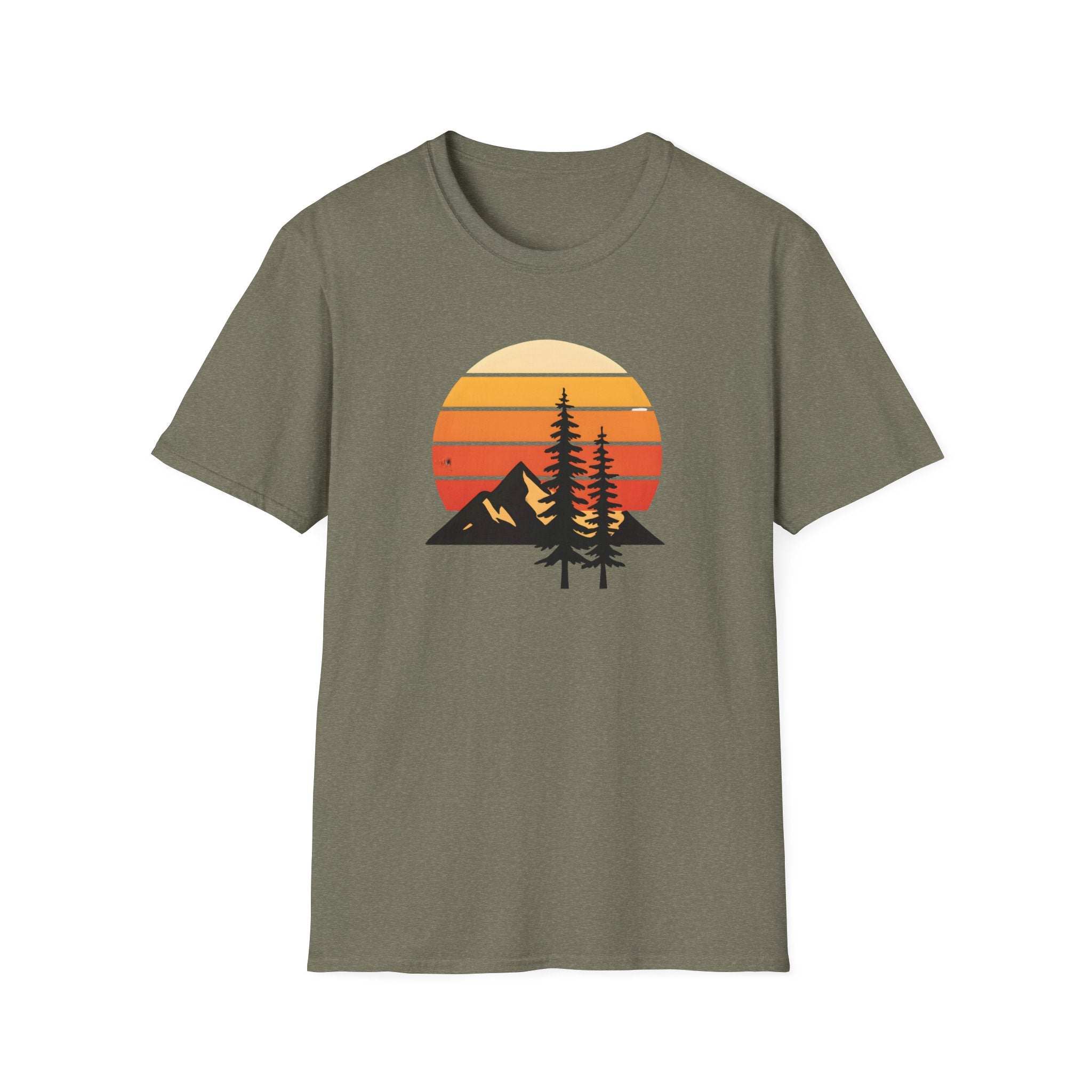 Sunset Over Mountains T-Shirt