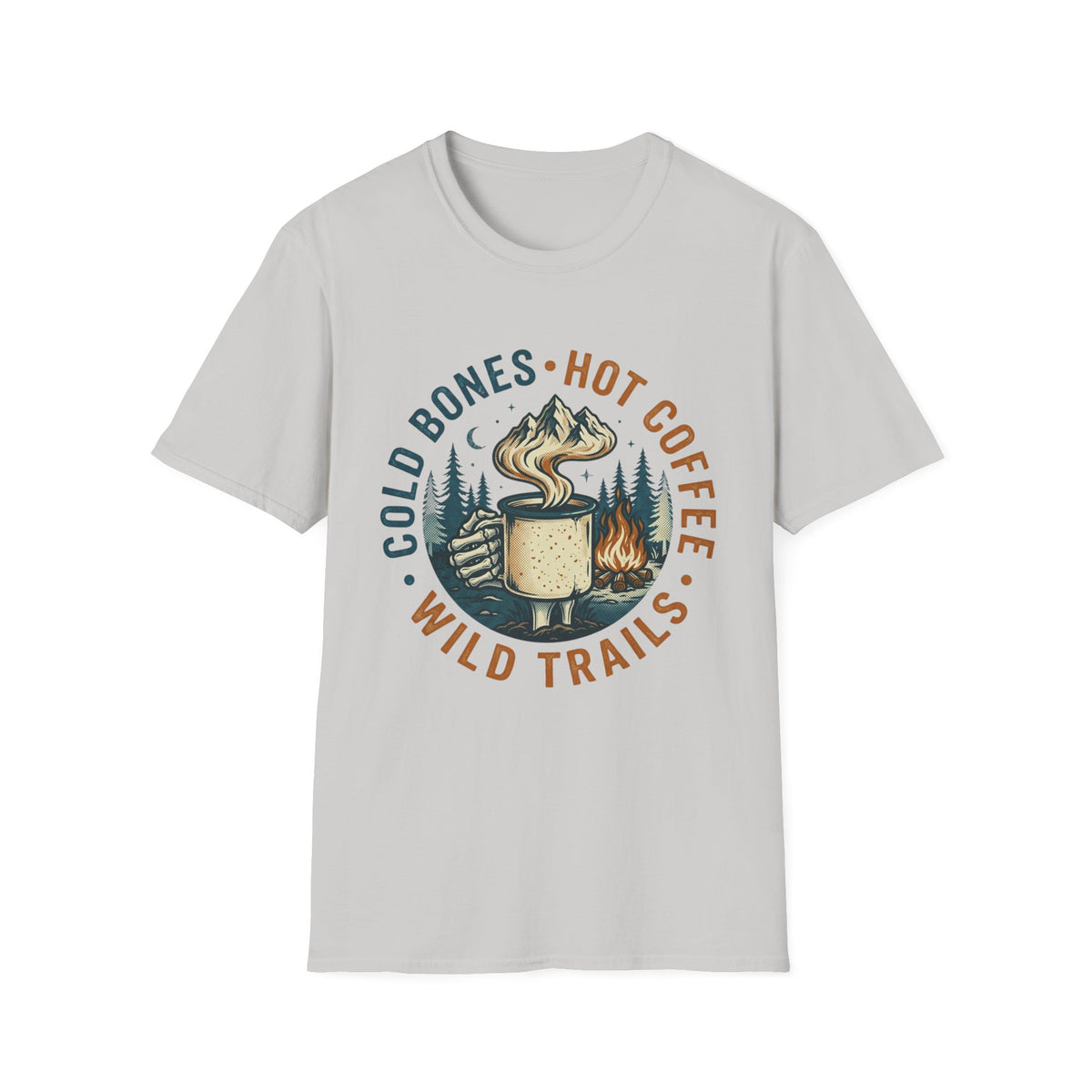 Cold bones hot coffee T-Shirt