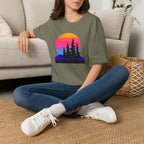 Sunset Pine Silhouettes T-Shirt