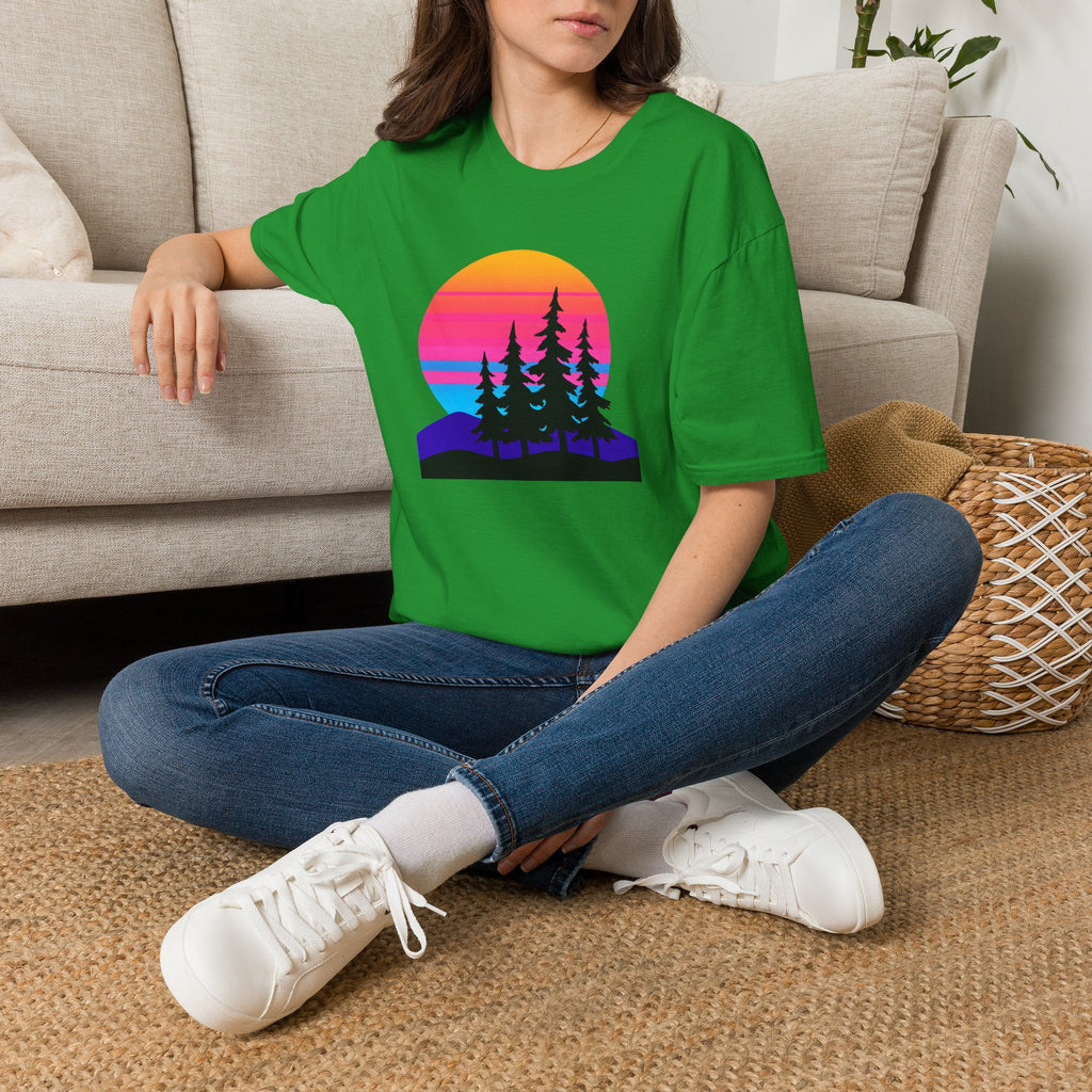 Sunset Pine Silhouettes T-Shirt
