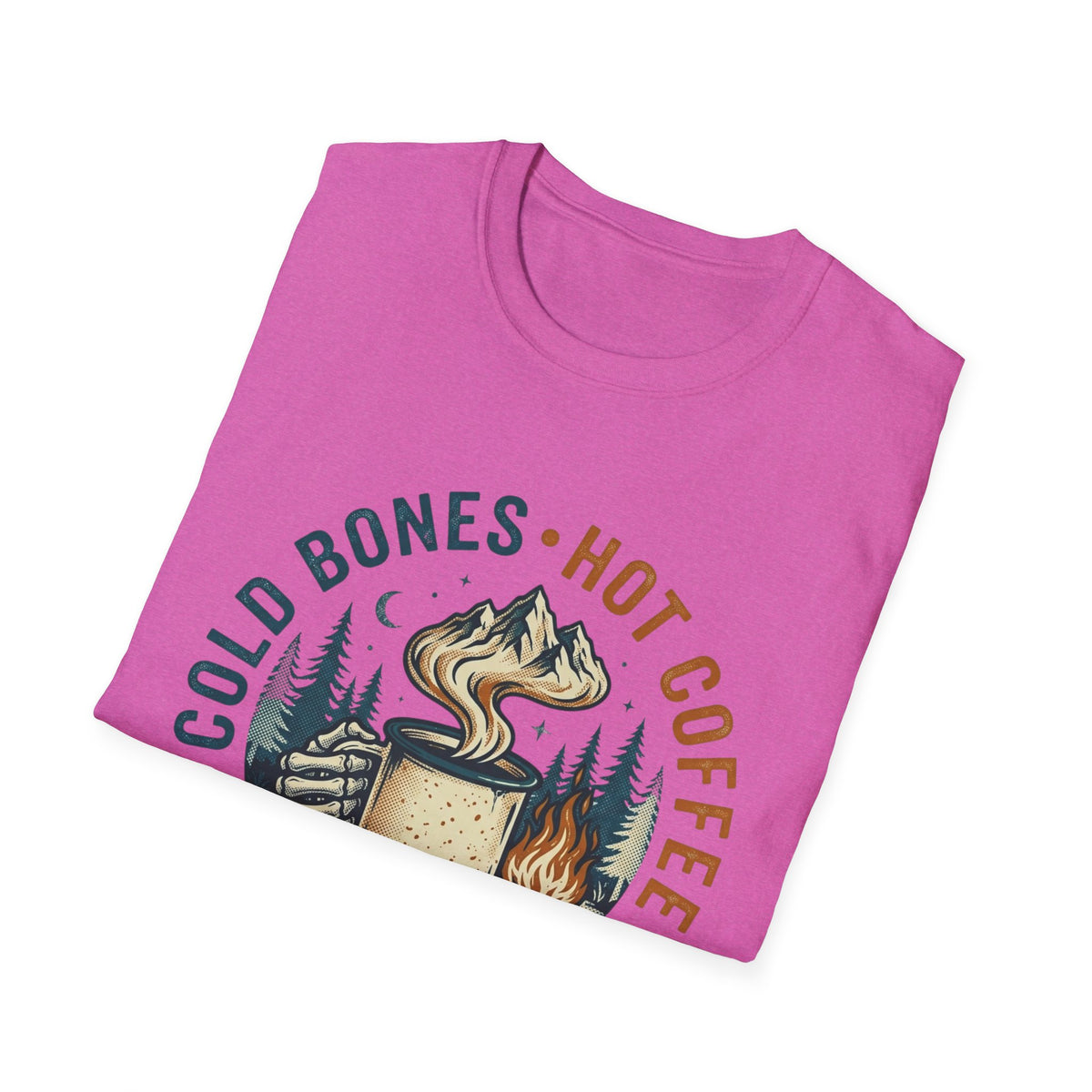 Cold bones hot coffee T-Shirt