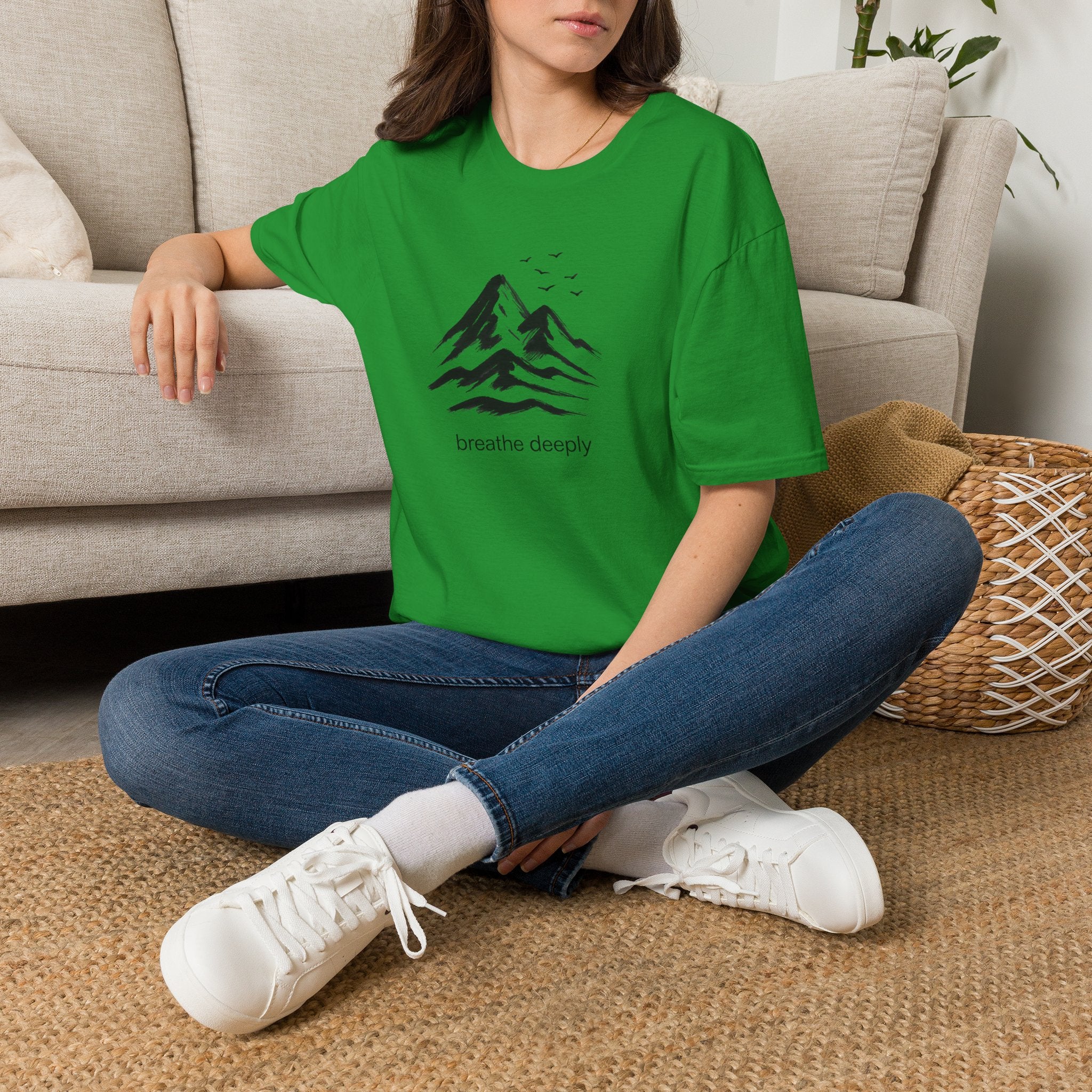 Mountains and birds T-Shirt