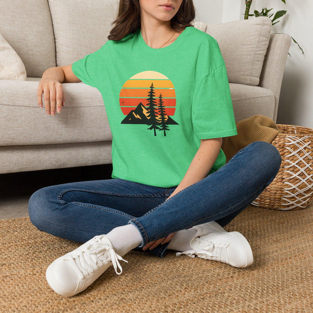 Sunset Over Mountains T-Shirt