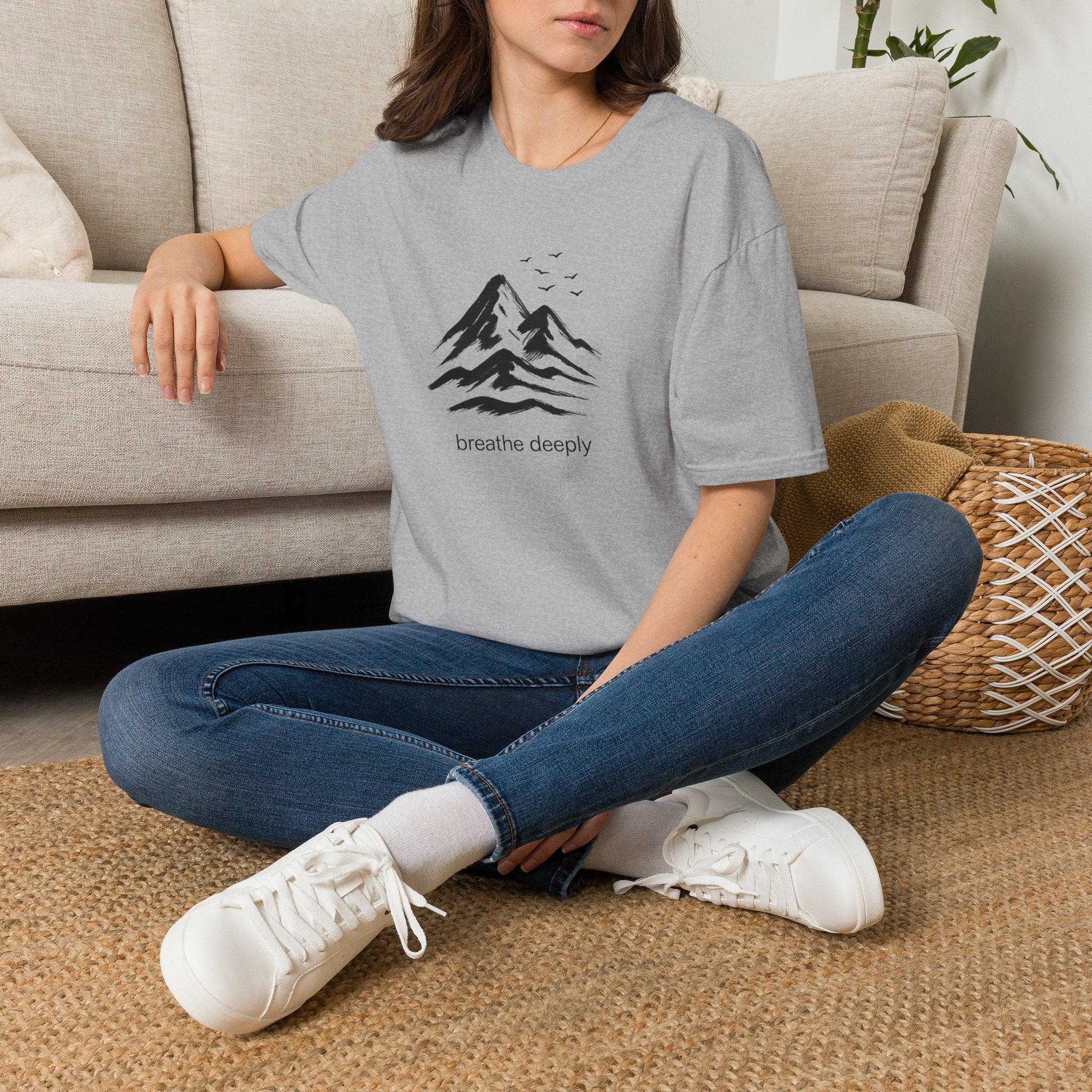 Mountains and birds T-Shirt