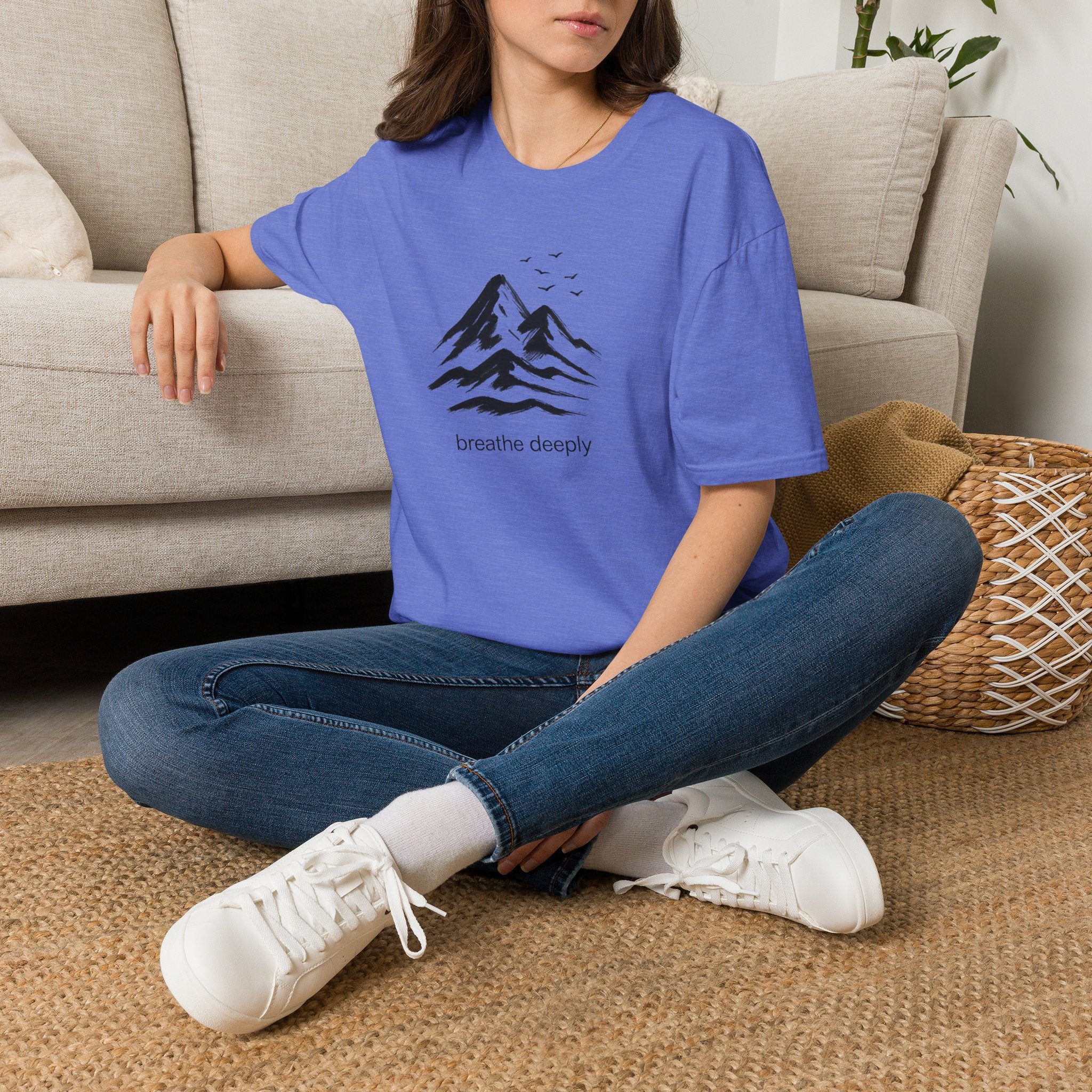 Mountains and birds T-Shirt