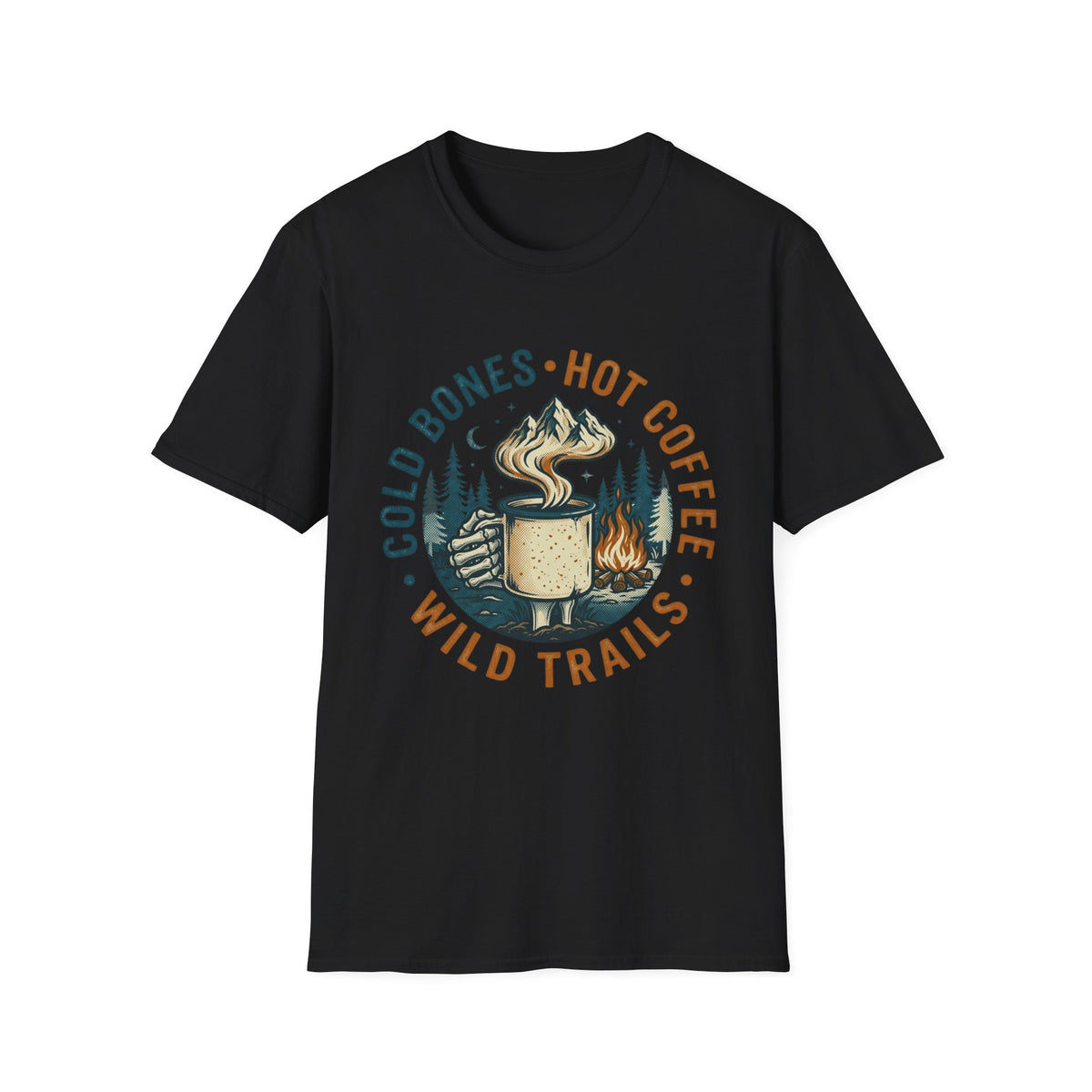 Cold bones hot coffee T-Shirt